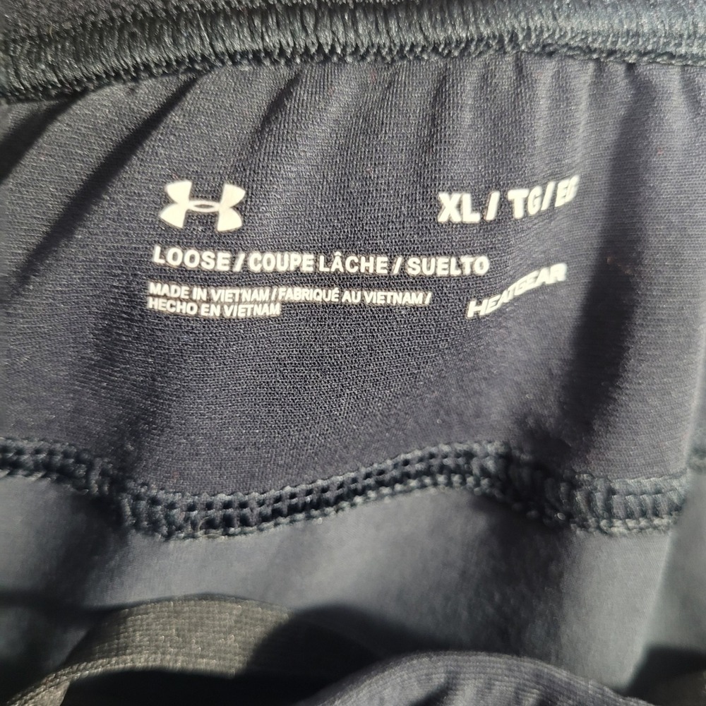 Under Armour Project Rock Training Shorts Mens XL Black Excellent HeatGear 8in - Picture 5 of 12